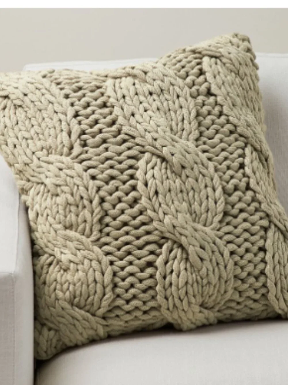 Pottery Barn Colossal Handknit Pillow Cover - NWT! 2 available